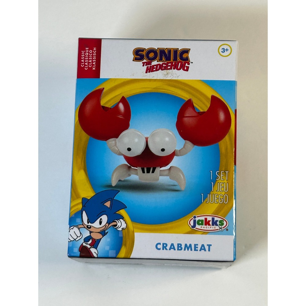 Sonic The Hedgehog CRABMEAT 2.5" Action Figure Jakks Pacific NEW Sealed